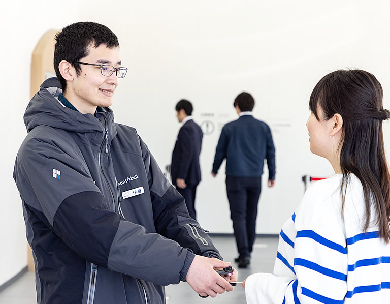 ロープウェイでの業務、車掌業務